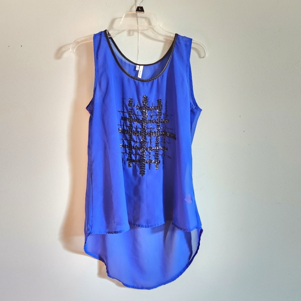 Sheer High Low Tank